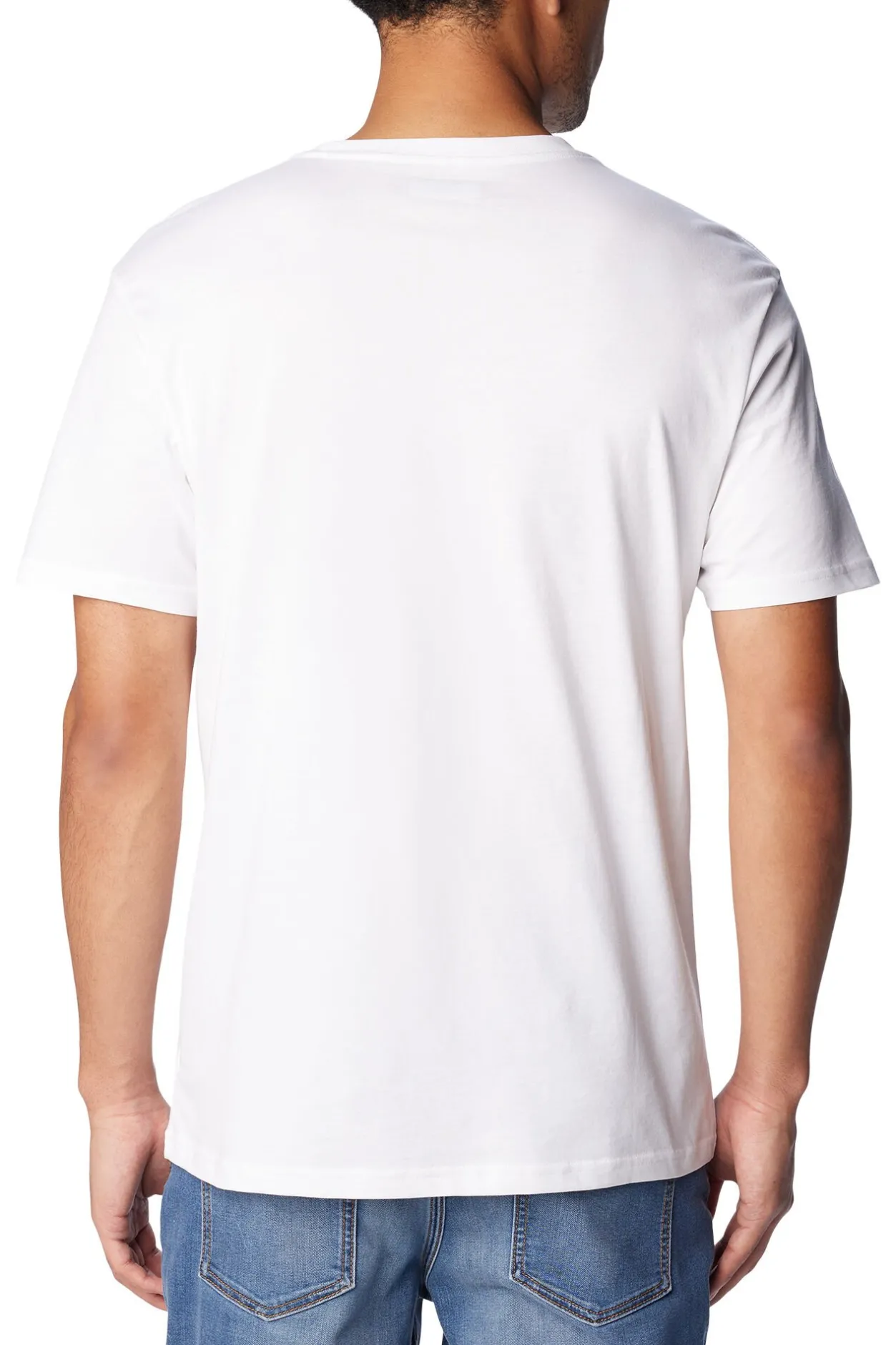 Columbia Camiseta de manga corta de algodón orgánico Basic Logo™ de para hombre blanco Best