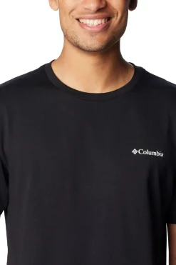 Columbia Camiseta de manga corta de algodón orgánico Basic Logo™ de para hombre gris New