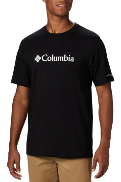 Columbia Camiseta de manga corta de algodón orgánico Basic Logo™ de para hombre negro Online