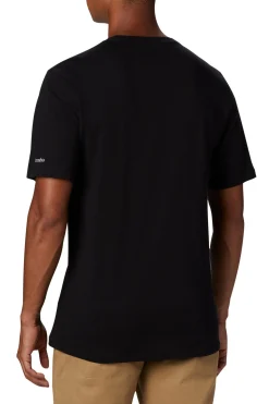 Columbia Camiseta de manga corta de algodón orgánico Basic Logo™ de para hombre negro Online