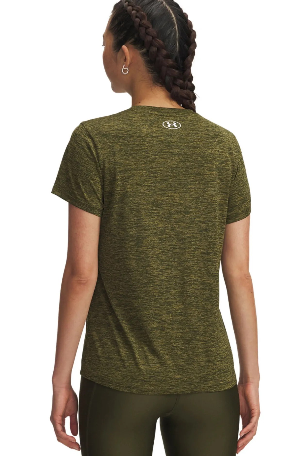 Under Armour Camiseta de manga corta de mujer kaki Clearance