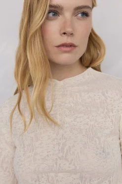 Pedro del Hierro Camiseta devoré frunce Crudo Clearance