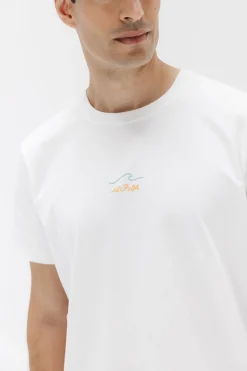 elPulpo Camiseta el mar todo lo-cura Blanco Clearance