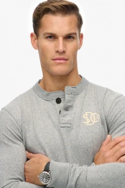 Superdry Camiseta entallada gris Outlet