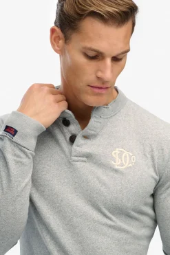 Superdry Camiseta entallada gris Outlet