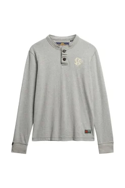 Superdry Camiseta entallada gris Outlet