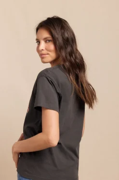 Slowlove Camiseta estampada Gris Discount