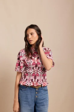 Slowlove Camiseta estampada nido abeja Multicolor Best