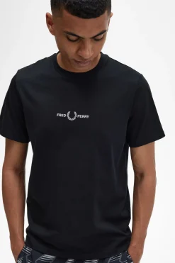 Fred Perry Camiseta manga corta Negro Outlet