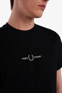 Fred Perry Camiseta manga corta Negro Outlet