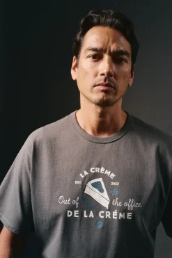 OOTO Camiseta gráfica lavada Gris New