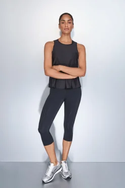 Dash and Stars Camiseta halter negro Outlet