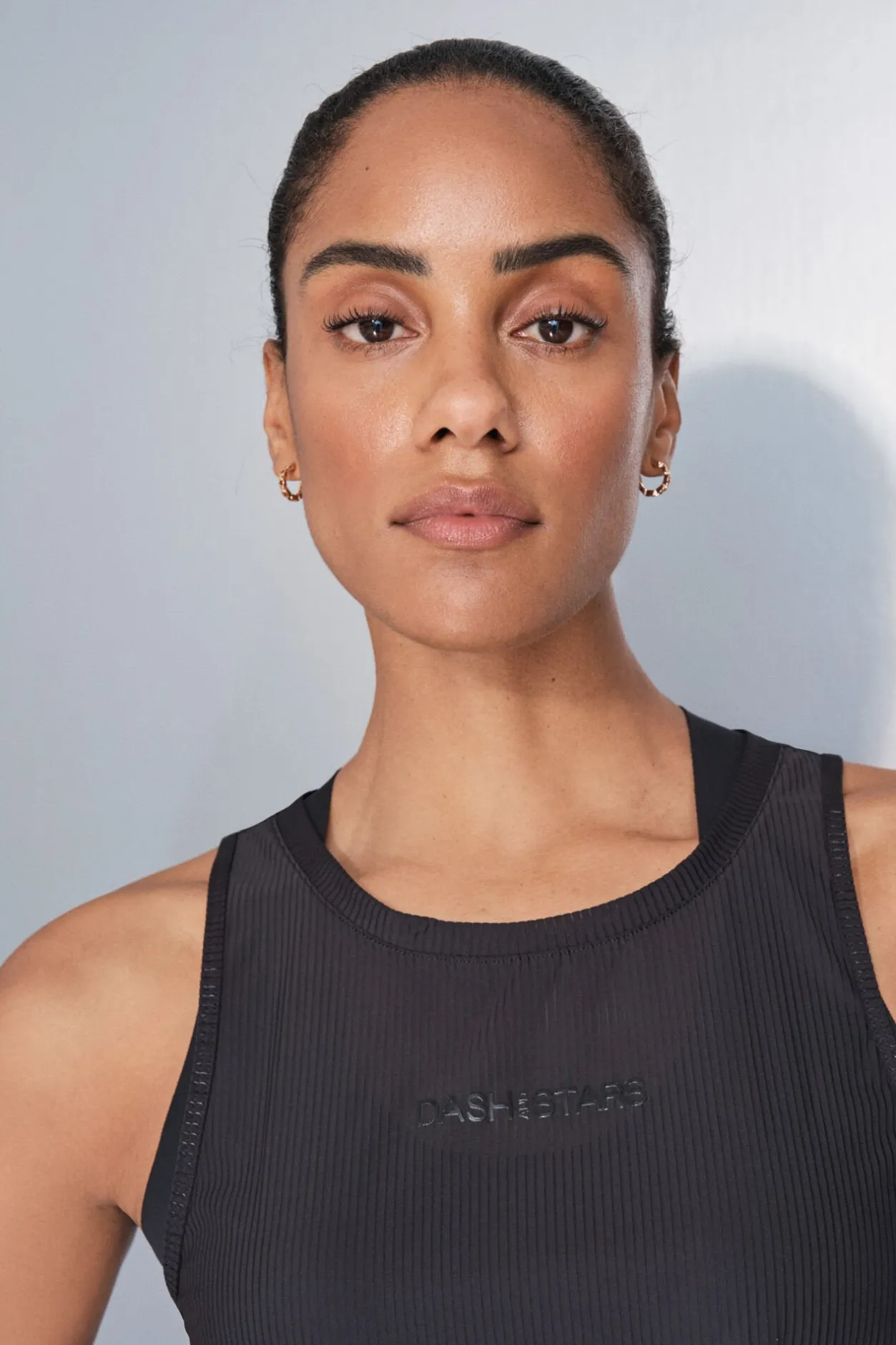 Dash and Stars Camiseta halter negro Outlet