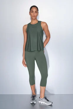 Dash and Stars Camiseta halter verde Clearance