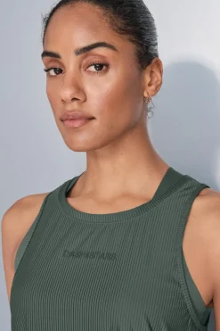 Dash and Stars Camiseta halter verde Clearance