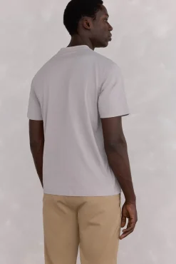 Pedro del Hierro Camiseta logo Gris Clearance