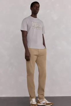 Pedro del Hierro Camiseta logo Gris Clearance