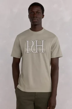 Pedro del Hierro Camiseta logo Verde Online