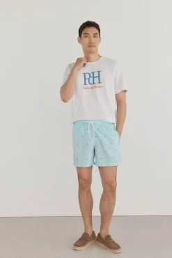 Pedro del Hierro Camiseta logo Blanco New