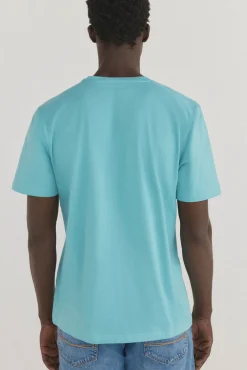 Pedro del Hierro Camiseta logo Turquesa Hot