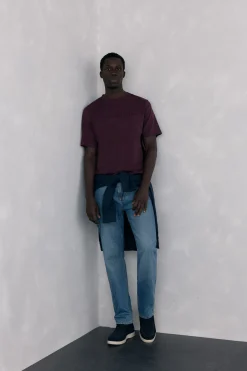 Pedro del Hierro Camiseta logo Burdeos Best