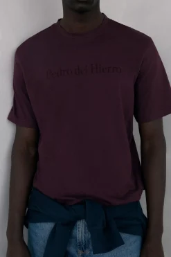 Pedro del Hierro Camiseta logo Burdeos Best