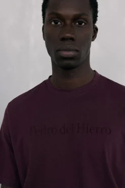 Pedro del Hierro Camiseta logo Burdeos Best