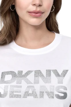 DKNY Camiseta logo blanco