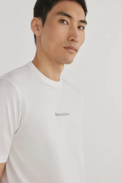 Pedro del Hierro Camiseta logo posicional Blanco Outlet