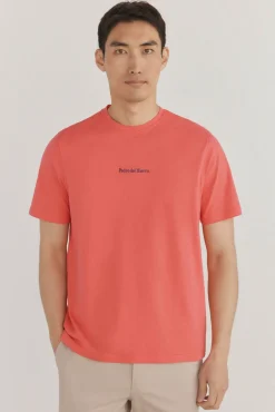 Pedro del Hierro Camiseta logo posicional Rojo Best