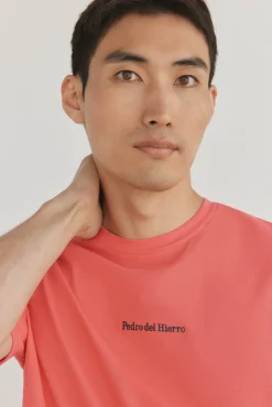 Pedro del Hierro Camiseta logo posicional Rojo Best