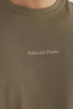 Pedro del Hierro Camiseta logo posicional Verde New