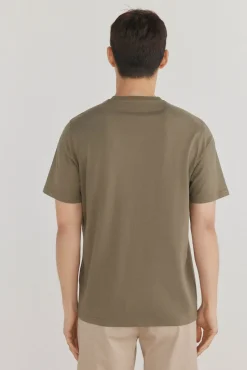 Pedro del Hierro Camiseta logo posicional Verde New