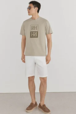 Pedro del Hierro Camiseta logo relieve Verde Online
