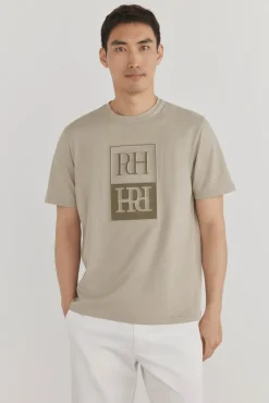 Pedro del Hierro Camiseta logo relieve Verde Online