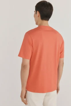 Pedro del Hierro Camiseta logo relieve Naranja