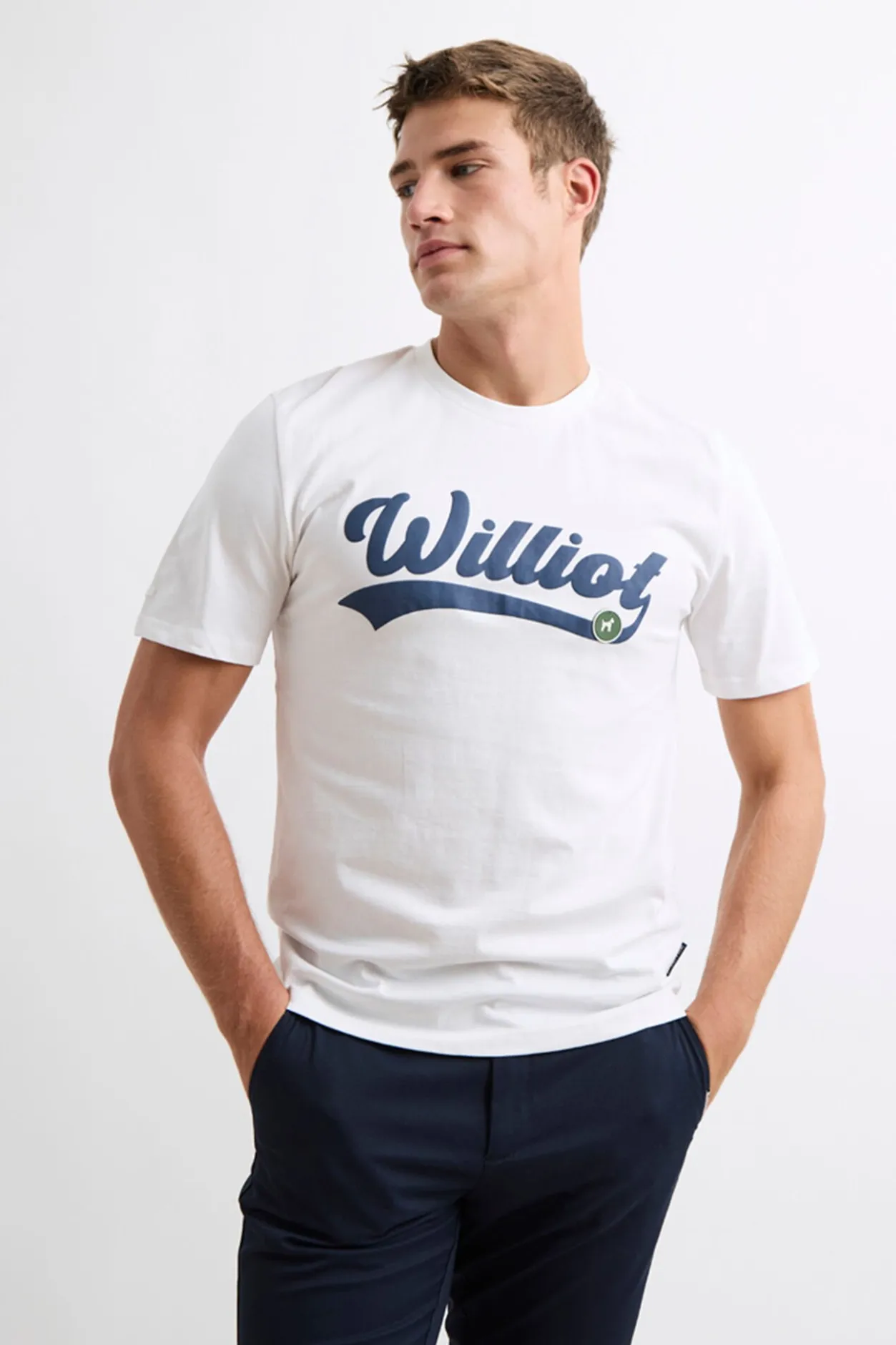 Williot Camiseta Logo Vintage Blanco Discount