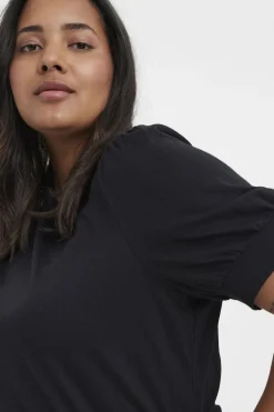 Vero Moda Curve Camiseta manga 2/4 Curve Negro Clearance