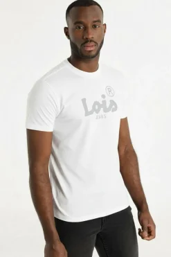 Lois Camiseta Manga Corta blanco New