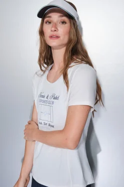 Dash and Stars Camiseta manga corta blanca blanco Online