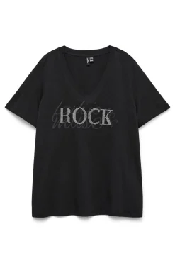 Vero Moda Curve Camiseta manga corta talla grande Negro Sale