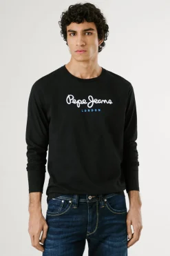 Pepe Jeans Camiseta manga larga negro
