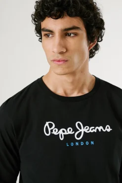 Pepe Jeans Camiseta manga larga negro