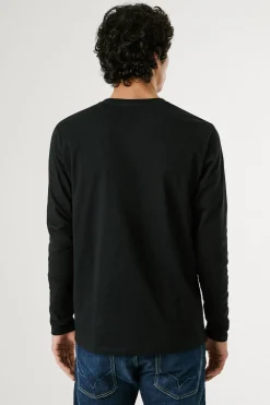 Pepe Jeans Camiseta manga larga negro