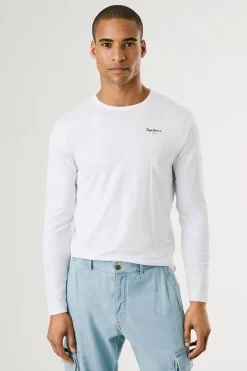 Pepe Jeans Camiseta manga larga blanco Best