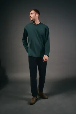 OOTO Camiseta manga larga Verde oscuro