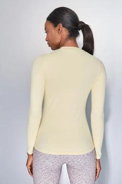 Dash and Stars Camiseta manga larga amarillo estampado Outlet