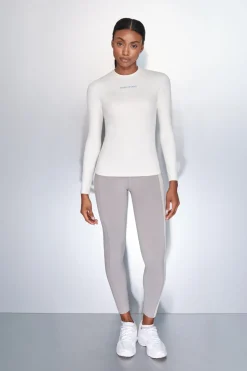 Dash and Stars Camiseta manga larga blanco beige Sale