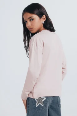 Springfield Kids Camiseta manga larga cowgirl niña rosa