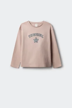 Springfield Kids Camiseta manga larga cowgirl niña rosa